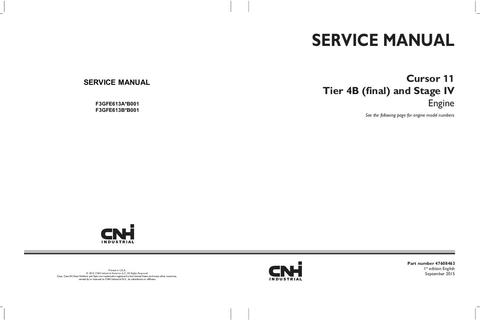 Service Manual - Case Cursor 11 Tier 4B (final) and Stage IV Engine 47608463