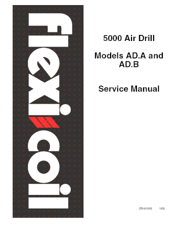 Service Manual - Case Flexicoil 5000 Air Drill