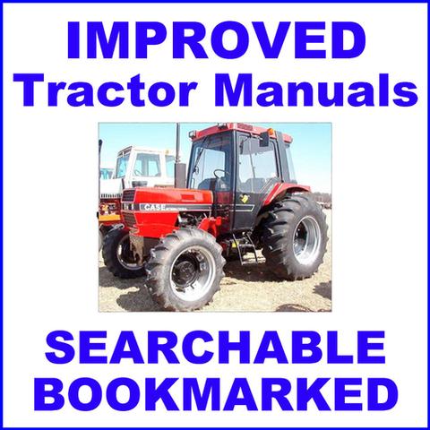 Service Manual - Case IH 85 Series Tractor Factory & Shop & Operators Manual - IMPROVED 
