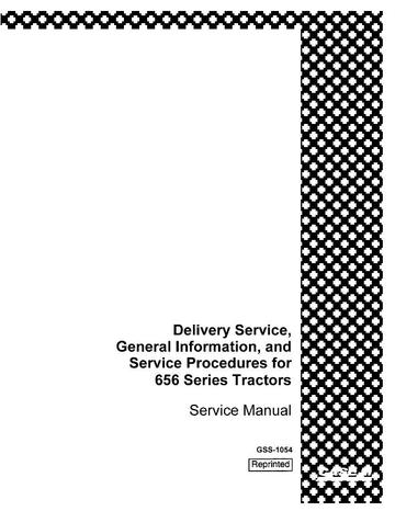 Service Manual - Case IH Delivery Service Gen Info and Service Procedures GSS-1054