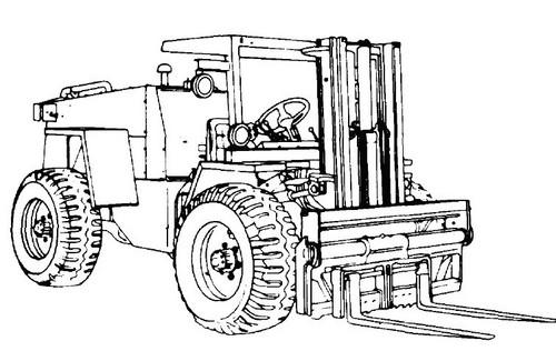 Service Manual - Case M4K Military MHE 237 Forklift Truck 3930010764237