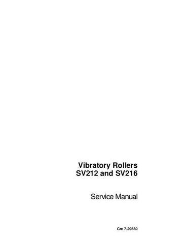 Service Manual - Case SV212 SV216 Vibratory Roller 