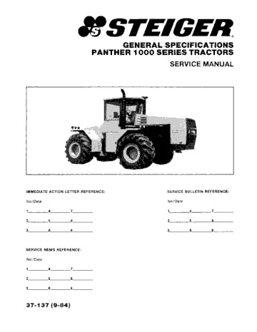 Service Manual -Case Steiger Panther 1000+