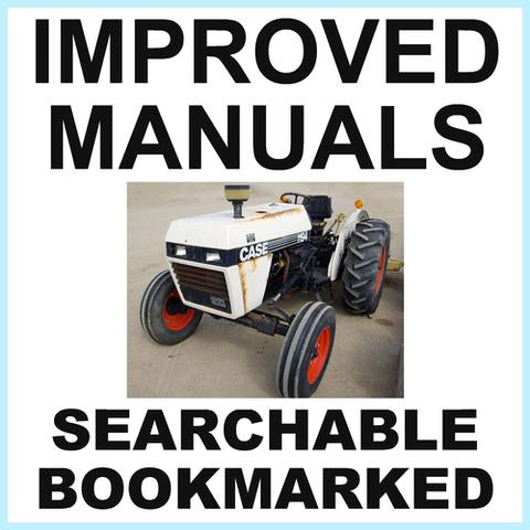 Service Manual - Collection of 3 files: Case David Brown 1194 Tractor Factory & Shop Manual & Illustrated Parts Catalog Manual - IMPROVED