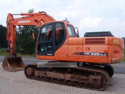 Daewoo Doosan DX225NLC Track Excavator Shop Service Manual