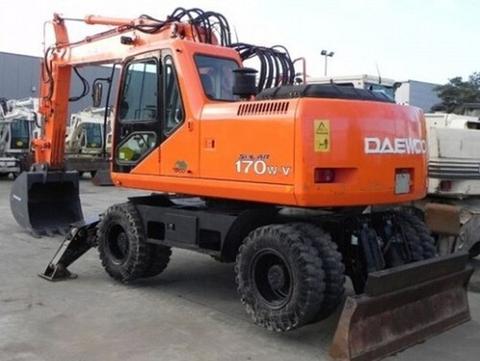 Service Manual - Daewoo Doosan Solar 170W-V Wheel Excavator Download