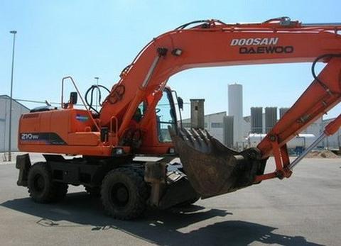 Service Manual - Doosan Solar 210W-V Wheeled Excavator Download