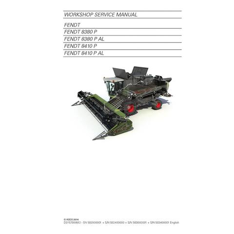 Service Manual - Fendt 8380, 8410 Combine Harvester