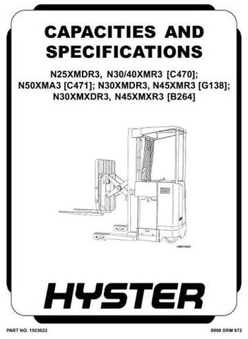 Service Manual - Hyster N40EA, N45EA, N50EA, N40ER, N45ER Electric Forklift Truck C138 Series 