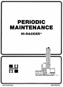 Service Manual - Hyster R40EH Electric Reach Truck C176 Series