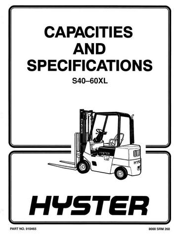 Service Manual - Hyster S2.0XL, S2.5XL, S3.0XL Diesel and LPG ForkLift Truck B187 Series (Europe).