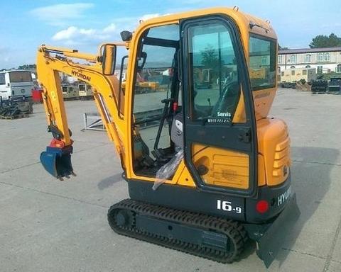 Service Manual - Hyundai R16-9 Mini Excavator Download