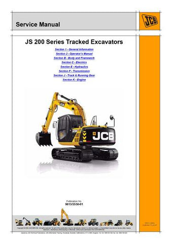 Service Manual - JCB JS200LC, JS220LC, JS230LC, JS210LC, JS370LC Excavator