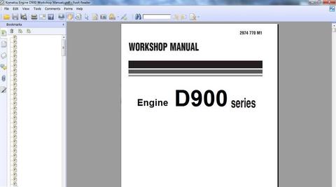 Service Manual - KOMATSU D900 Series Diesel Engine