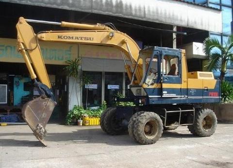 Service Manual - KOMATSU PW100-3 Wheeled Excavator SEBM020D0304