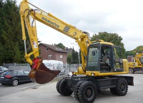 Service Manual - KOMATSU PW130-6K Wheeled Excavator EEBM000403