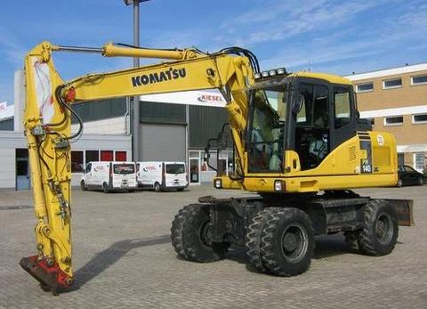 Service Manual - KOMATSU PW140-7 Wheeled Excavator VEBM410101