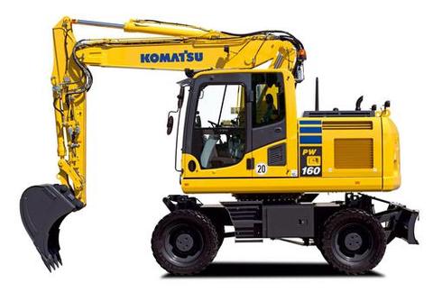 Service Manual - KOMATSU PW160-7E0 Wheeled Excavator VEBM395100