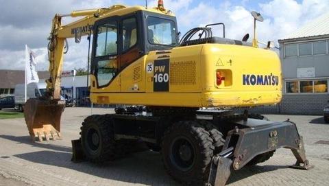 Service Manual - KOMATSU PW160-7K Hydraulic Excavator 