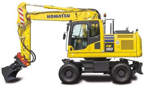 Service Manual - KOMATSU PW180-7E0 Hydraulic Excavator 