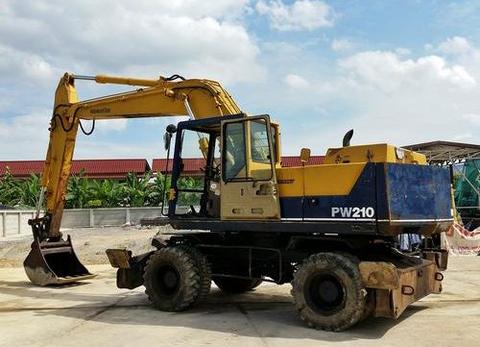 Service Manual - KOMATSU PW210-1 Wheeled Excavator SEBM020K0102