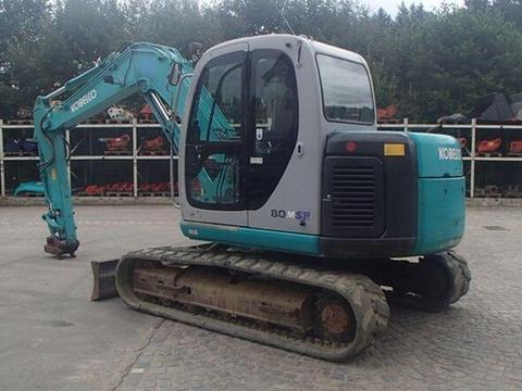 Service Manual - Kobelco SK80MSR Hydraulic Crawler Excavator & Isuzu Industrial Diesel Engine 4JA1 4JB1 4JC1 (S5LF0001E) Download