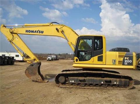 Service Manual - Komatsu PC200LC-8(JPN)-WORK EQUIPMENT GREASE 100H CRAWLER EXCAVATOR SN 300001-UP