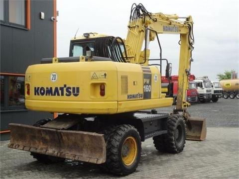 Service Manual - Komatsu PW160-7K Wheeled Excavator SN K40001 and up