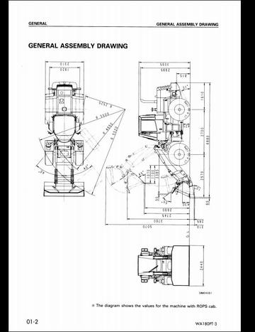 Service Manual - Komatsu WA180PT-3 Wheel Loader