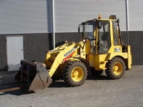 Service Manual - Komatsu WB70A-1 Backhoe Loader - F10001