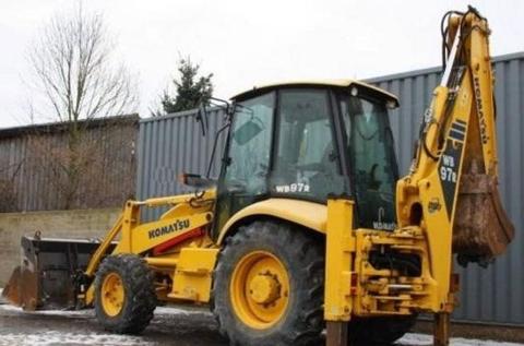 Service Manual - Komatsu WB97R-2 Backhoe Loader 97F20887 and up