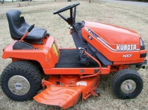 Service Manual - Kubota T1400 T1400H Lawn Tractor Download
