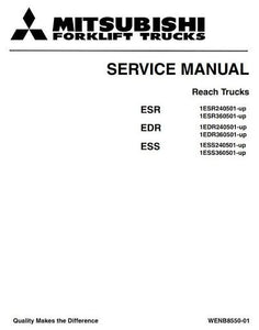 Service Manual - Mitsubishi EDR24 ESR24 ESS24 EDR36 ESR36 ESS36 Reach Truck Download