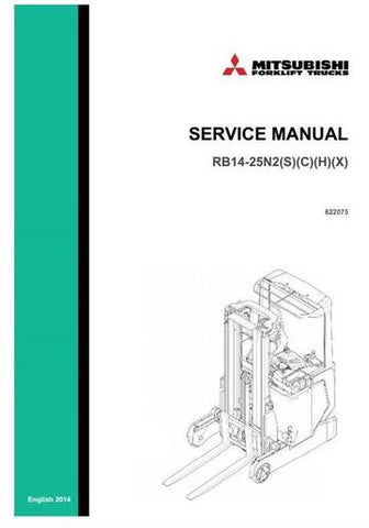 Service Manual - Mitsubishi RB14N2(S,HS), RB16N2(C,H,S,HS), RB20N2(H,X), RB25N2X Reach Truck Download