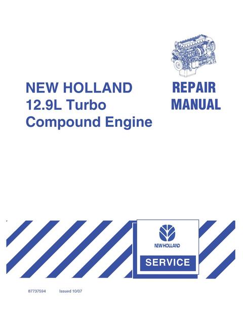 Service Manual - New Holland 12.9L Turbo Compound Engine 87737594