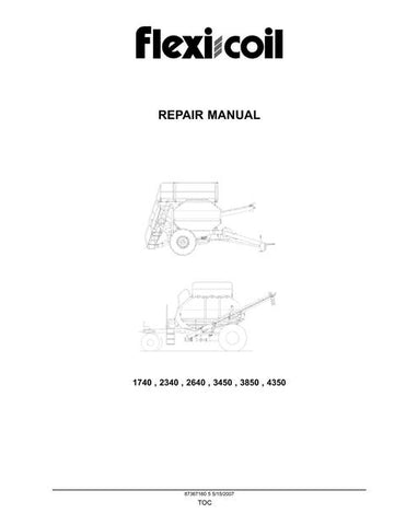 Service Manual - New Holland 1740 2340 2850 3350 3850 4350 Air Cart 87367160