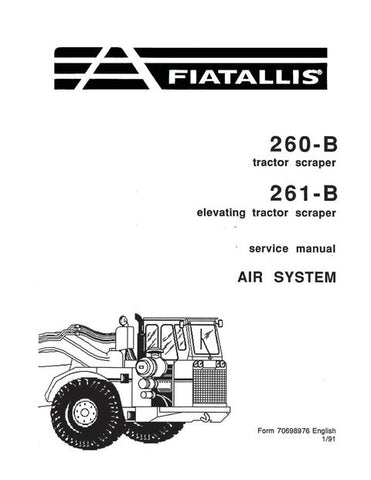 Service Manual - New Holland 260-B Tractor Scraper 261-B Elevating tractor Scraper 70698976