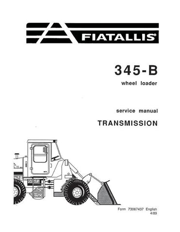 Service Manual - New Holland 345-B Wheel Loader Transmission 73067437