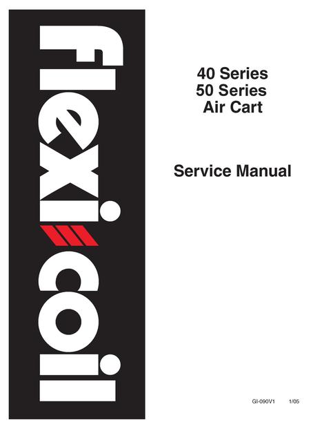 Service Manual - New Holland 40 Series 50 Series Air Cart GI-090V1