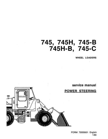 Service Manual - New Holland 745 745H 745-B 745H-B 745-C Wheel Loader Power Steering 73055601