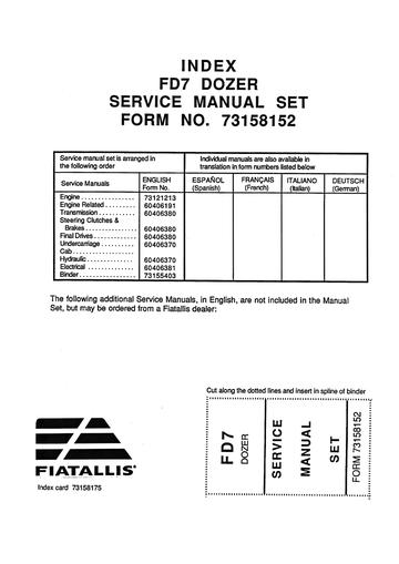 Service Manual - New Holland 8065 Engine 73158152