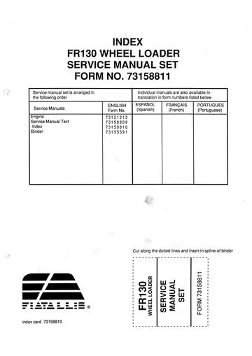 Service Manual - New Holland 8065 Engine 73158811