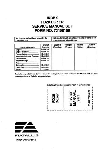 Service Manual - New Holland 8215 Engine 73158156