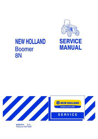 Service Manual - New Holland Boomer 8N Tractor 84307374