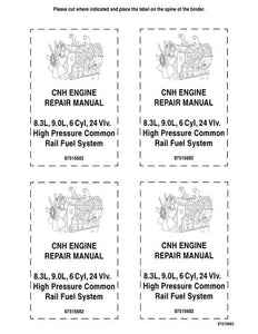 Service Manual - New Holland CNH Engine 8.3L 9.0L 6 Cyl 24VIv. High Pressure Common (Rail Fuel System) 87515682