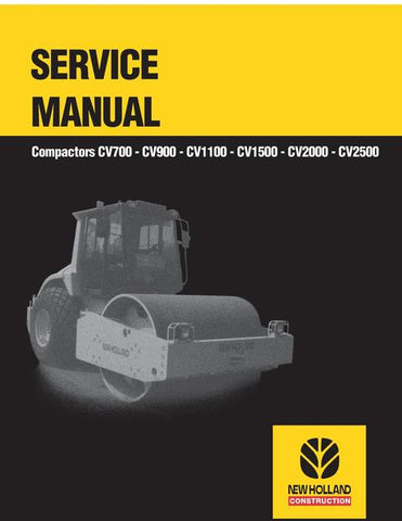 Service Manual - New Holland CV700 CV900 CV1100 CV1500 CV2000 CV2500 Compactors 60367000