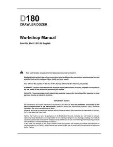 Service Manual - New Holland D180 CRAWLER DOZER 60413522
