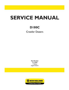 Service Manual - New Holland D180C Tier 2 Crawler Dozer 71114549
