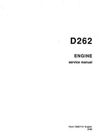 Service Manual - New Holland D262 Engine 70667141