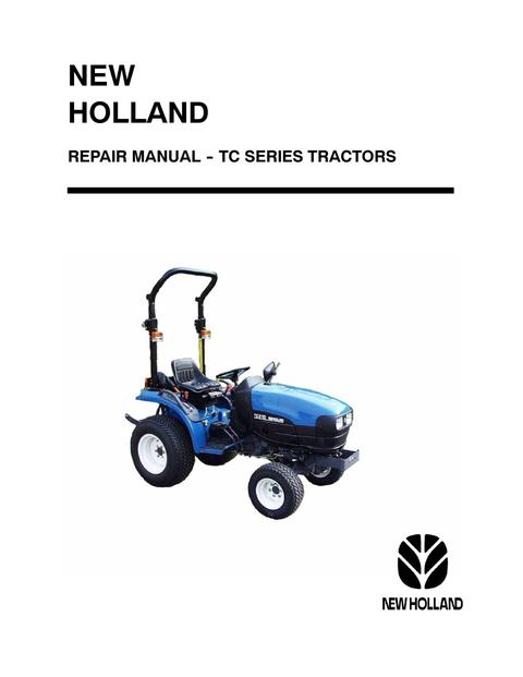 Service Manual - New Holland DIESEL TC210 4WD COMPACT TRACTOR 6045507100